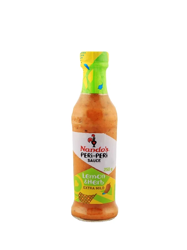 NANDOS LEMON & HERB PERI-PERI SAUCE 250GM