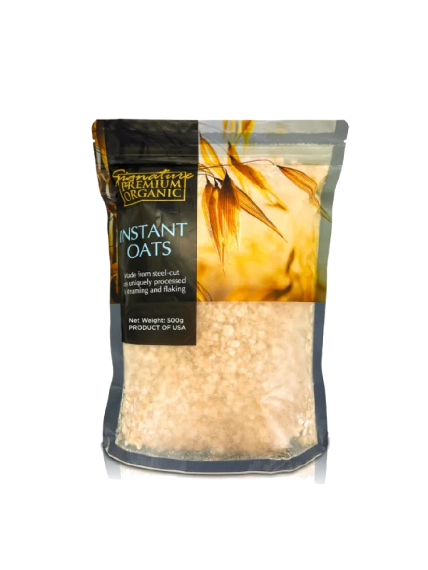 SIGNATURE PREMIUM ORG ROLLED OATS (USA) 500G