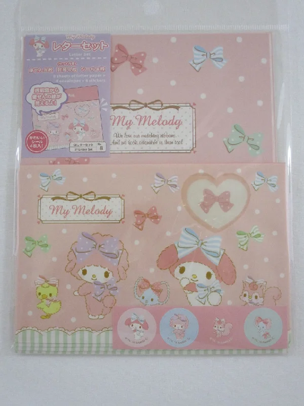 Cute Kawaii Sanrio My Melody Letter Set Pack - Stationery Penpal Writing Paper Envelope