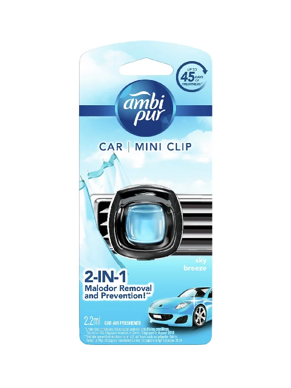 AMBI PUR CAR VENT CLIPS SKY BREEZE 2ML