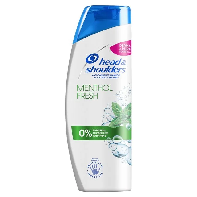 making it smoother and more shiny.Head & Shoulders Menthol Shampoo 500ml