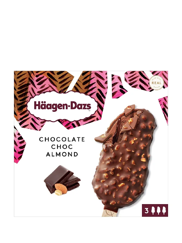 HAAGEN-DAZS CHOCOLATE CHOC ALMOND 3X80ML