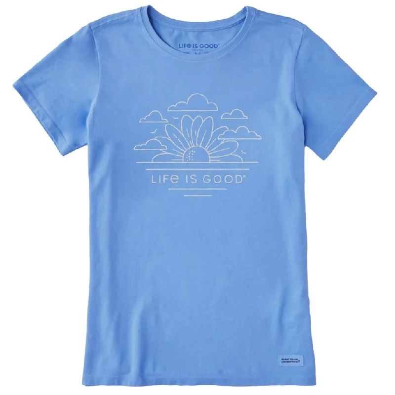 Life Is Good : Women's Sunflower Sunrise Crusher Tee