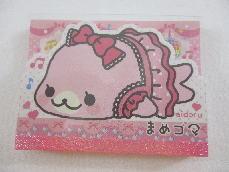 Cute Kawaii San-X Mamegoma Seal Mini Notepad / Memo Pad - AA - 2007 Vintage