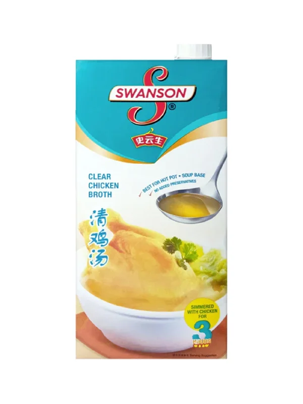 SWANSON CLEAR CHICKEN BROTH 1L