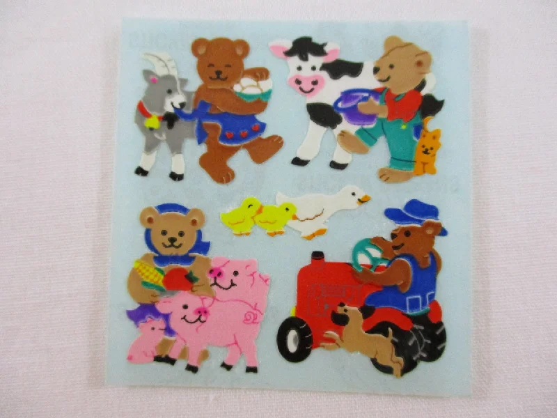 Sandylion Bear Farm Sticker Sheet / Module - Vintage & Collectible