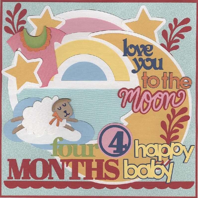 Diecuts: Baby Girl 4 Months