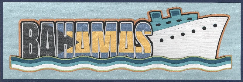 Bahamas Title Diecut