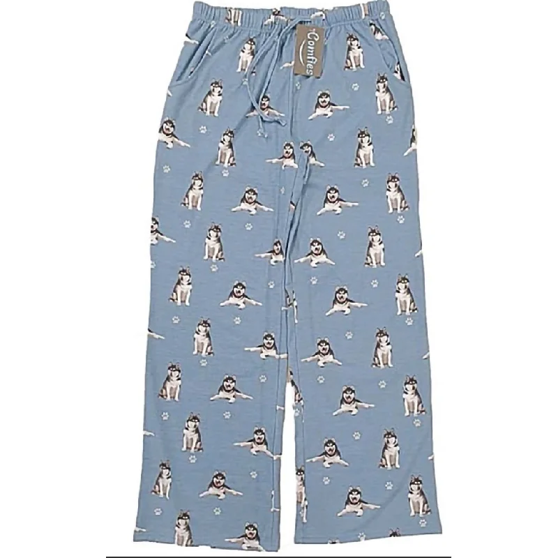 Pet Lover Unisex Pajama Bottoms - Siberian Husky