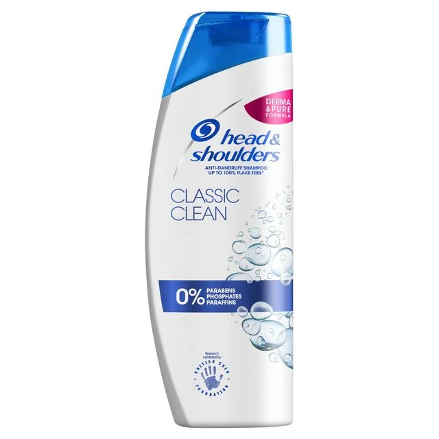 Pet grooming and cleaning products:Head & Shoulders Classic Clean Shampoo 500ml