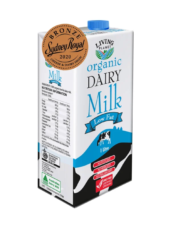 LIVING PLANET ORG DAIRY MILK LOW FAT 1L