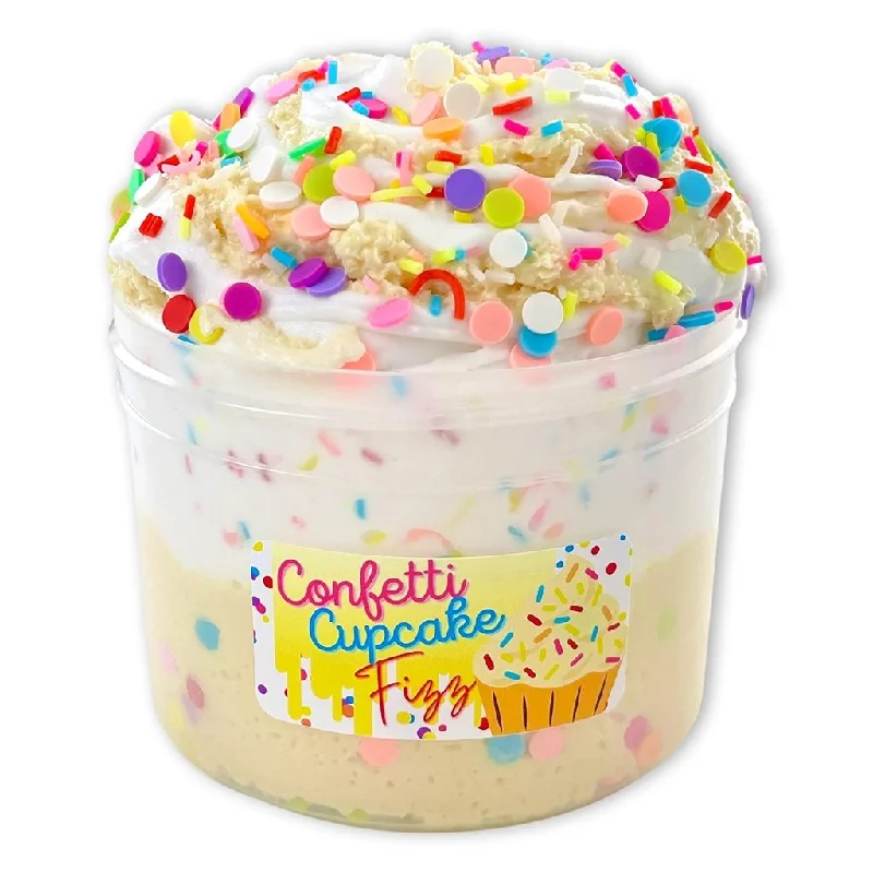 Dope Slimes : Confetti Cupcake Fizz 8oz High-Quality Slime