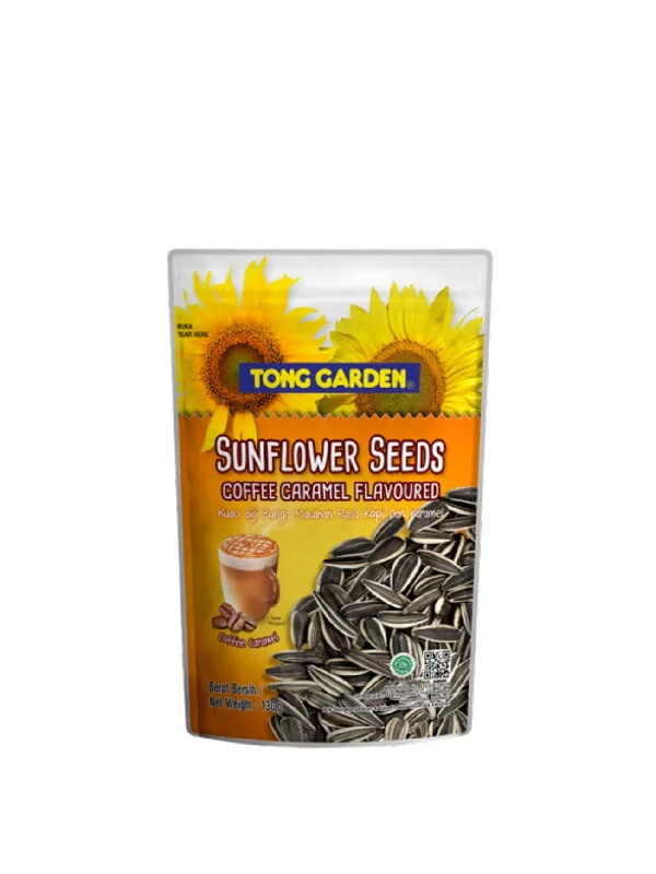 TG SUNFLOWER SEEDS (W.SHELL) COFFEE CARAMEL 130G