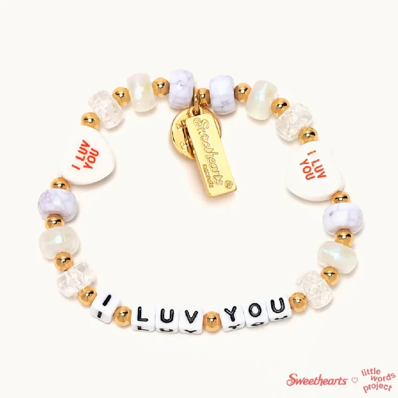 Little Words Project : Sweethearts® x LWP- I Luv You Bracelet - S/M