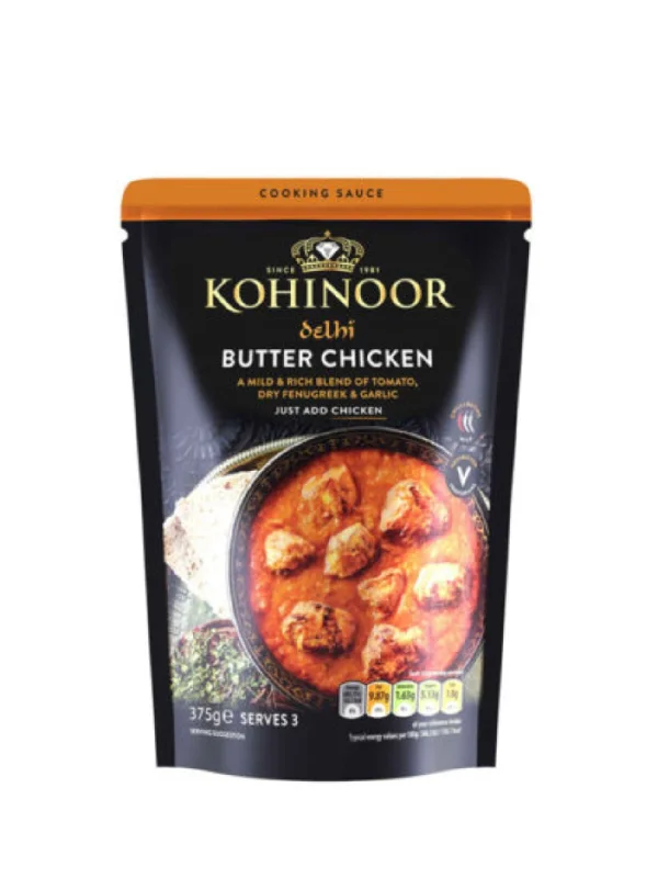 KOHINOOR COOK-IN SAUCE - DELHI BUTTER CHIC 375GM