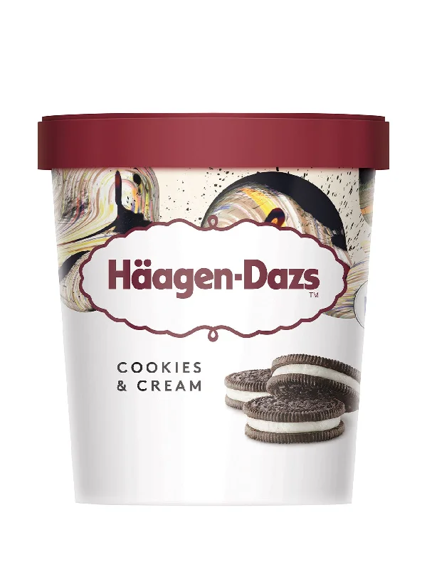 HAAGEN-DAZS COOKIES&CREAM 473ML