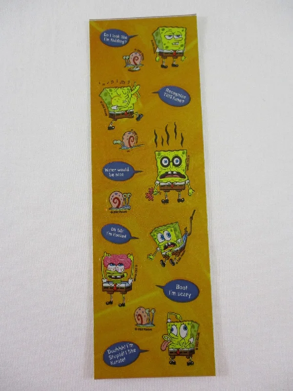 Sandylion Sponge Bob Sticker Sheet / Module - Vintage & Collectible