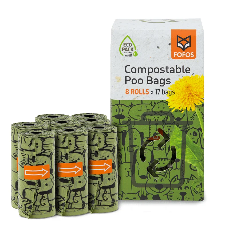 4. **Dog muzzle is breathable**Fofos Poop Bag Refills for Dogs and Cats