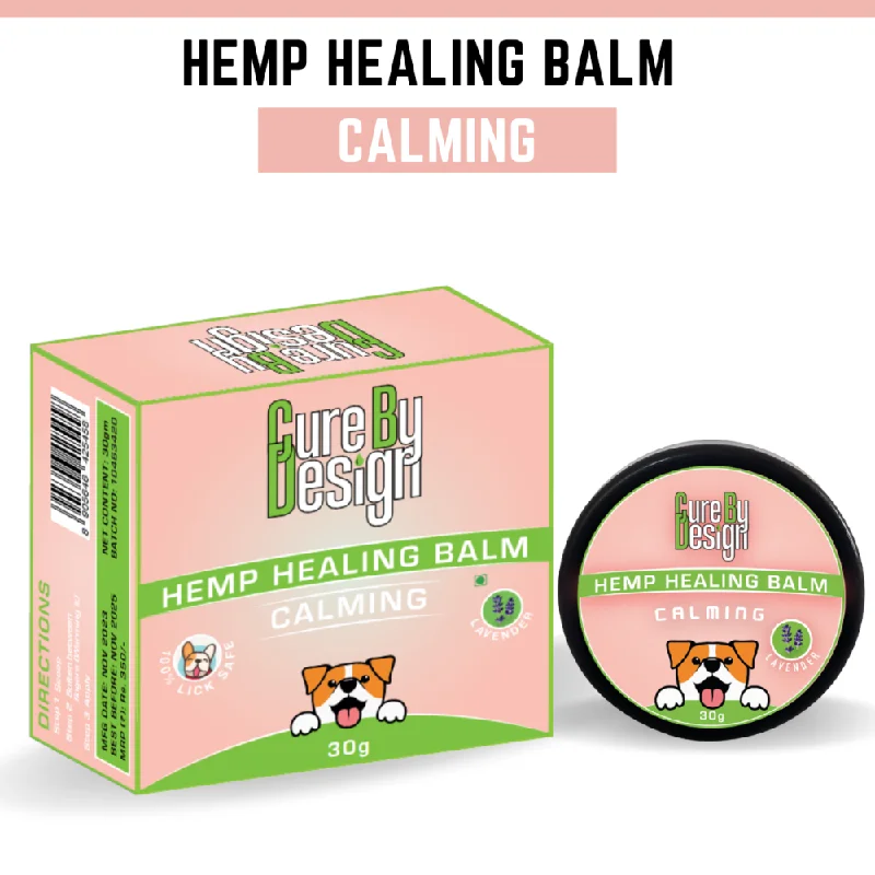 4. **Cat comb to remove hair balls**Cure By Design Hemp Healing Balm for Dogs and Cats (Calming)