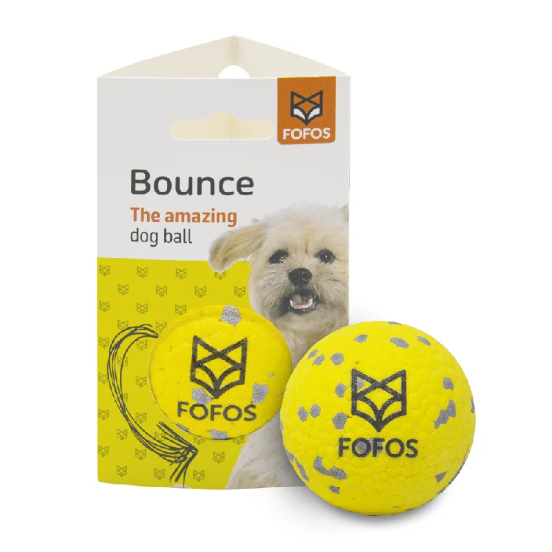 ### General pet accessoriesFofos Super Bounce Chew Ball for Dogs (Yellow) | For Aggressive Chewers